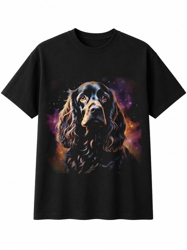 Cocker spaniel under the stars - cocker,