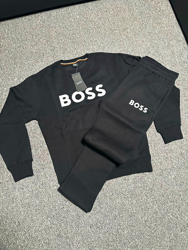 Boss men black logo - black,