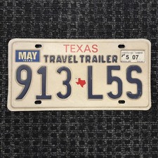 Original car license - us,