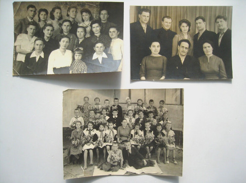 Vintage old black - and, white