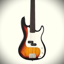 Fretless Electric Bass Guitar