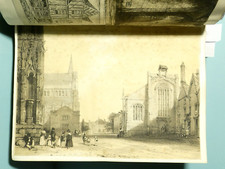 1878 YORK Related Large Scrapbook Album Engravings Ephemera a/f HEAVY