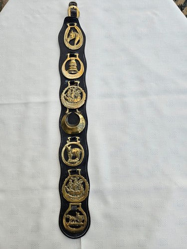 Vintage horse brasses x7 - brasses,