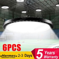 6x 500W UFO LED High Bay Light Industrial Warehouse Factory Workshop Lights