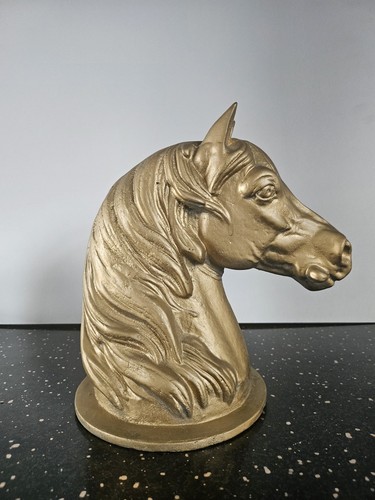 Rare heavy antique solid brass