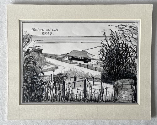 Vintage mounted essex - vintage, seaside