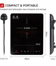 IsEasy Single Induction Cooker 2100W Portable