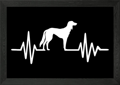 Saluki framed wall - wall, poster