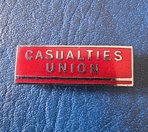 Vintage casualties union - casualties, red