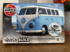 Airfix Quick Build Volkswagen Camper Van – M&S Edition – Box Damaged – New