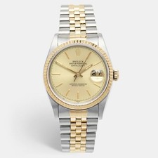 Rolex Champagne 18k Yellow