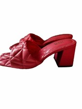 Zara Pink Quilted Block Heel