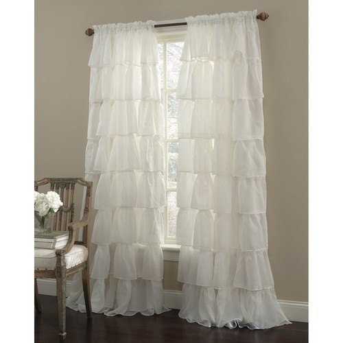 Two gypsy ruffled - ruffled, sheer