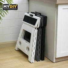 LARGE FOLDING STEP STOOL MULTI PURPOSE HOME KITCHEN FOLDABLE LADDER STEPSTOOL