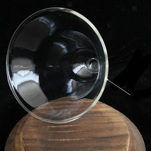 Clear cloche glass dome - clear,
