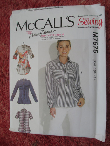 Sewing pattern blouse shirt - pattern,