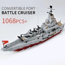 1068pcs Military Battleship