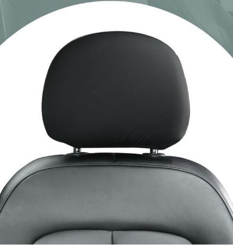 Pair black headrest cover - pair,