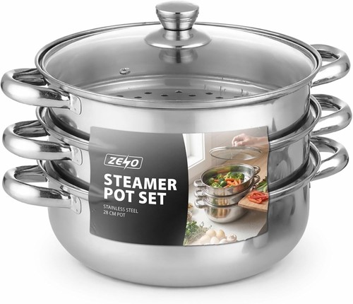 27cm 4pc steamer - 27cm, pot