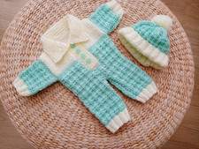 Hand Knitted Dolls Clothes To Fit 12"-14" Doll CPK/REBORN /BERENGUER/TEDDY etc