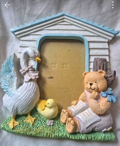 Ceramic duck teddy - duck, bear