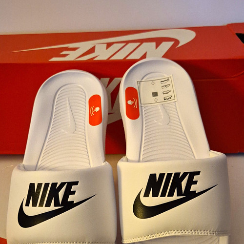 Nike white black logo - white/black,