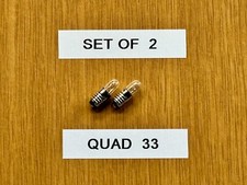 Set 2 Quad 33 pre-amp on / off replacement bulb lamp, other listing Quad FM3