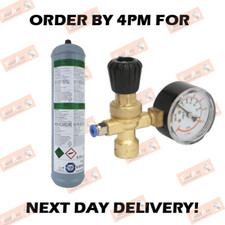 ARGON DISPOSABLE GAS WELDING CYLINDER MINI MIG WELDING BOTTLE WITH REGULATOR