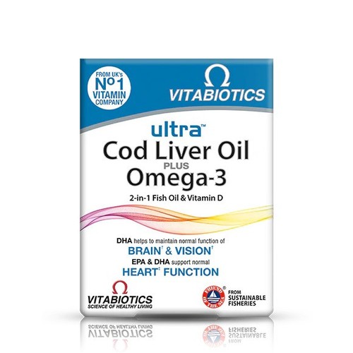 Vitabiotics ultra cod liver - vitabiotics,