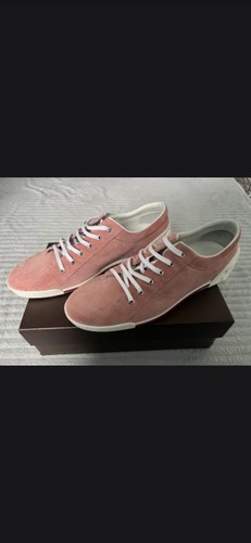 Gucci pink suede script - suede,