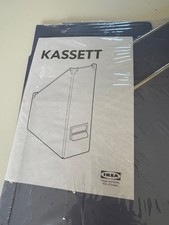 2 x Ikea Kassett blue Magazine