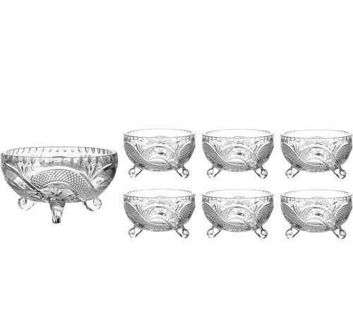 Piece glass bowls - 7-piece,