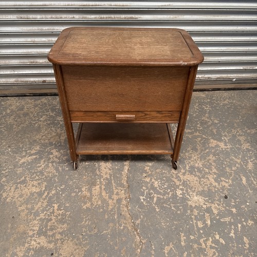 Sewing box cabinet - cabinet, castors