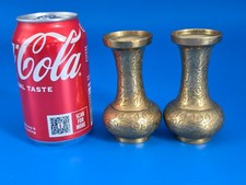 Small brass vases made - 2,