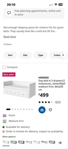 Ikea hemnes white - ikea, daybed