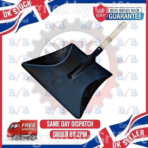 Large metal coal shovel - metal,