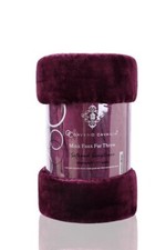 Mink Faux Fur Throws Warm Cosy