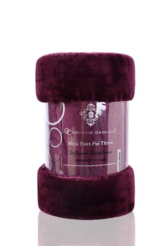 Mink faux fur - mink, throws