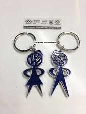 Genuine MR & MRS VW Bobble Head Keyring Volkswagen Fans Lovers Birthday Gift