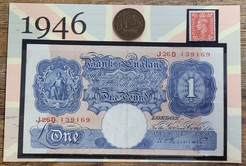 1946 genuine coin banknote and - genuine,