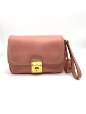 Miu Miu pink leather pouch