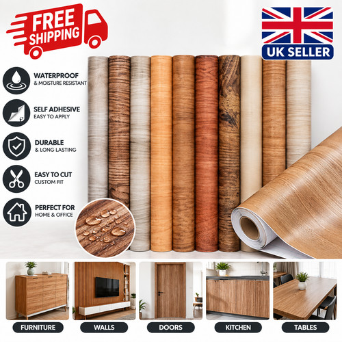 Wood effect vinyl - wood, self