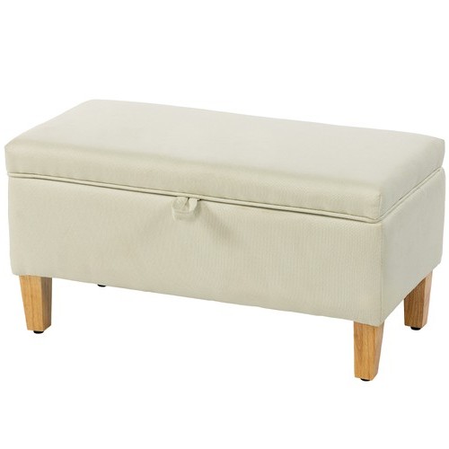 Homcom linen storage ottoman - homcom,