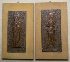 Vintage 1970's Embossed Copper