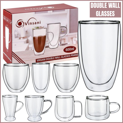 Double wall insulated glass - double,
