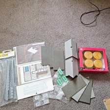 Superquick Model Elizabethan Cottages Britain's Bales mixed windows model bits