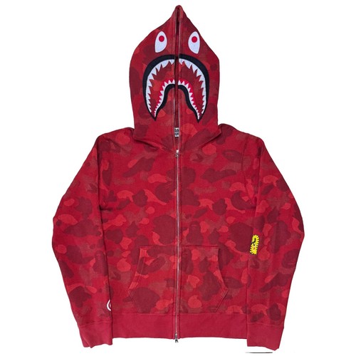 Bape full red jacquard - red,
