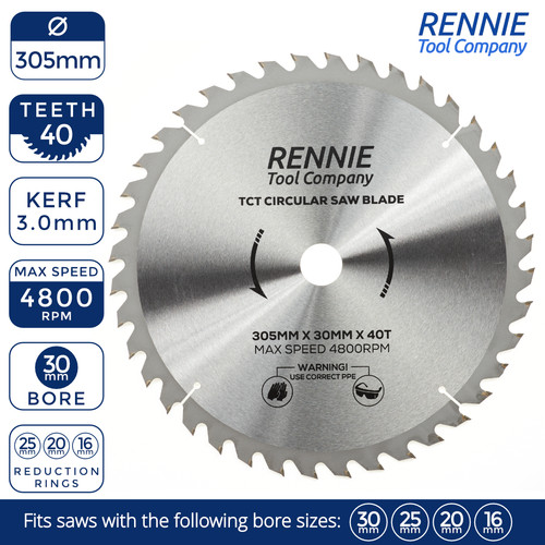 305mm 30mm 40t tct - x,