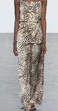 Zara Satin Leopard Print