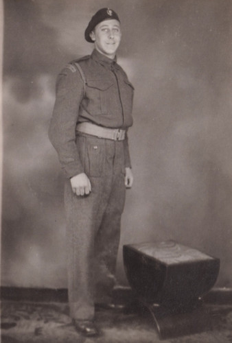 Ww2 british soldier rppc - british,